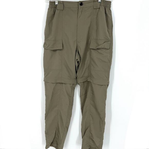 World Wide Sportsman Khaki Tan Convertible Pants Shorts Lightweight Size M (32) - Picture 1 of 11